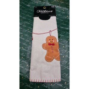 The Christmas Shoppe Tree‎ Skirt 30" Candy Cane Gingerbread Stocking Gift NWT